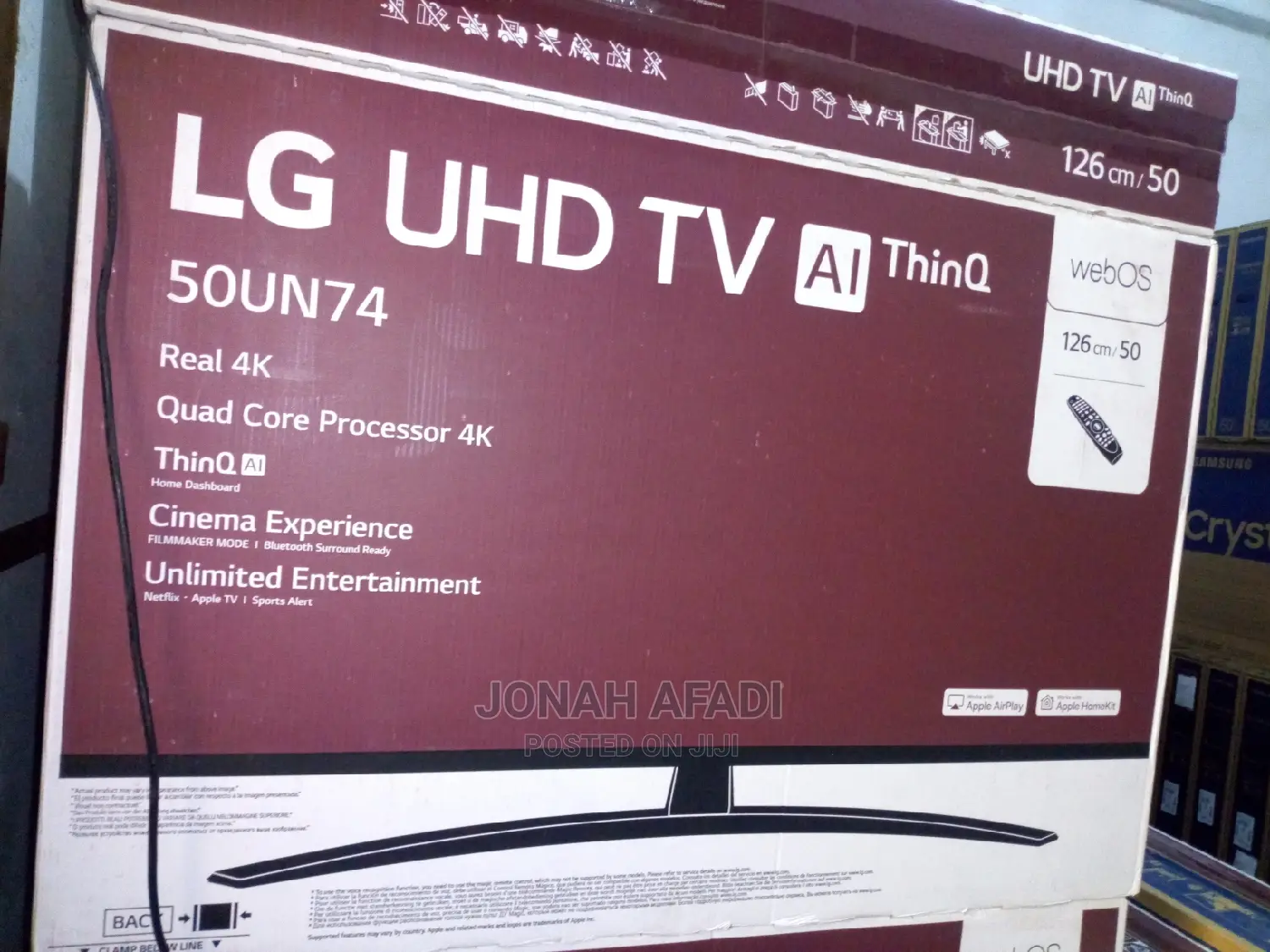 Lg 50inche Active HDR Webos Smart Tv Ai Thinq