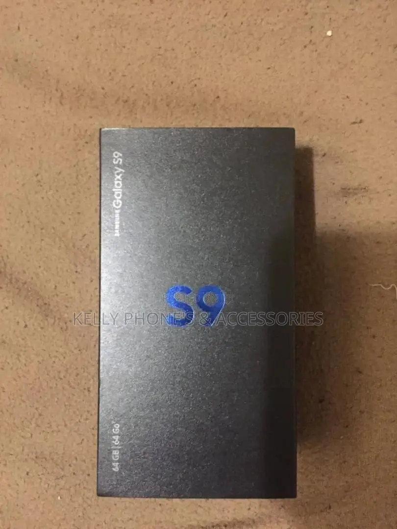 New Samsung Galaxy S9 64 GB Black