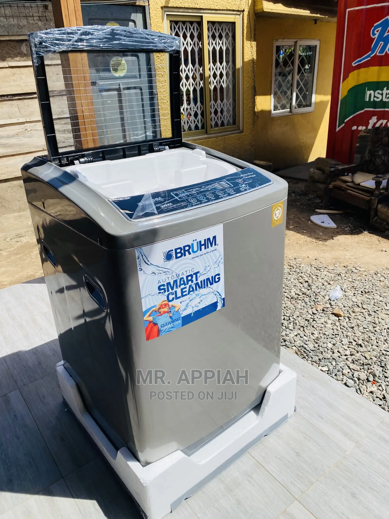 Get Your Clothes Fresh and Clean With Bruhm Washing Machine.