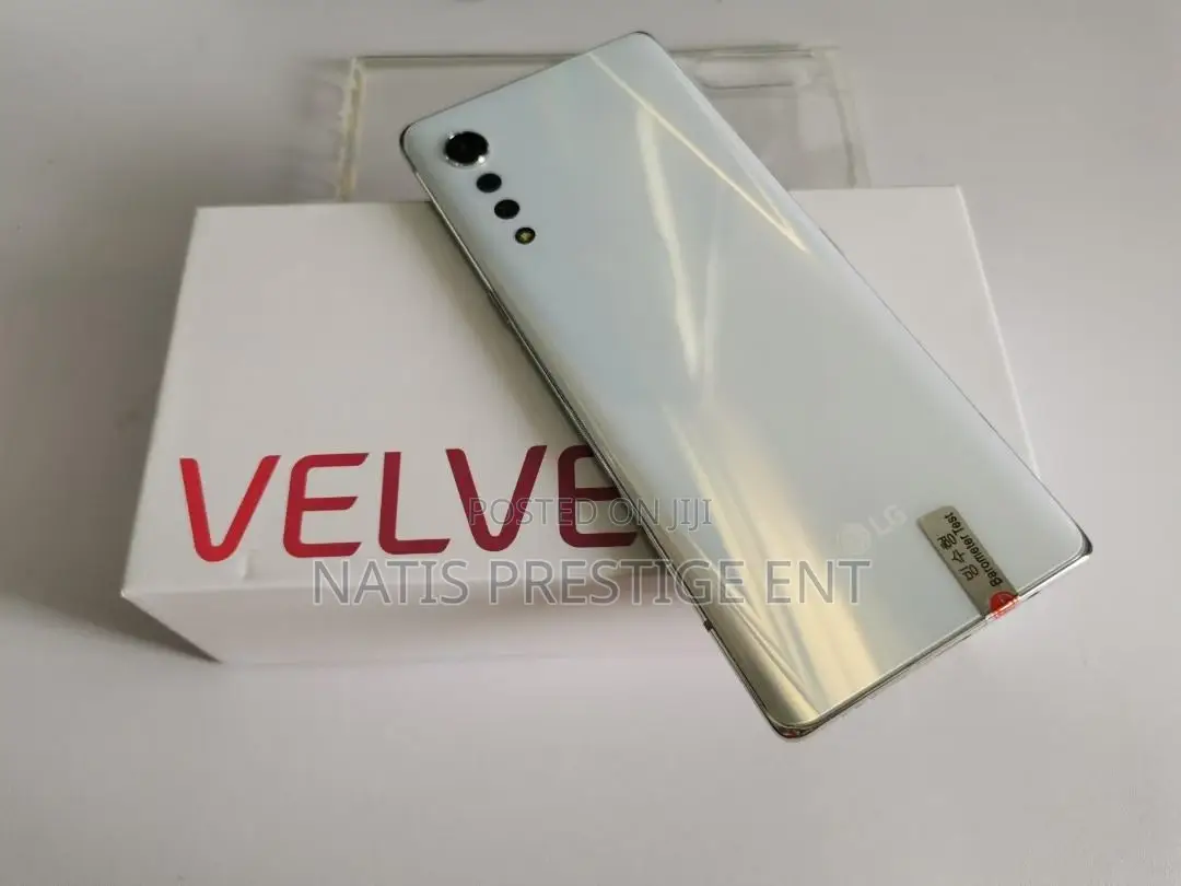 New LG Velvet 128 GB White