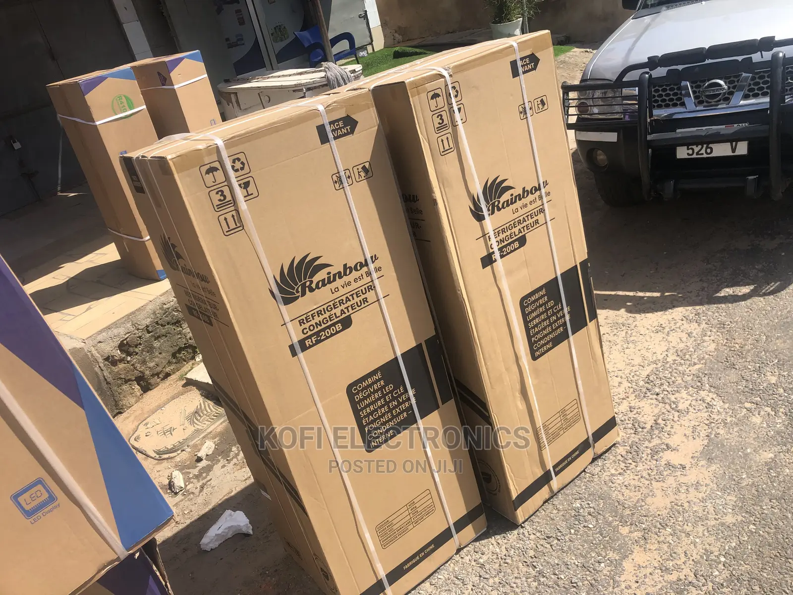 RF-200B New Rainbow Black 140 Liters Fridge