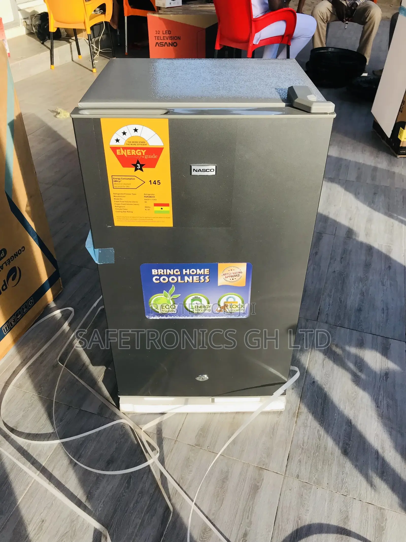 Nasco 90ltr Table Top Fridge Nasf1-11kd