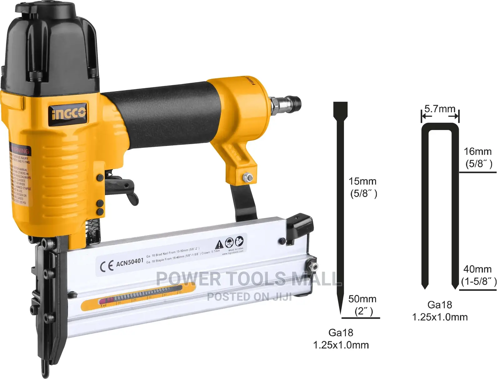 ACN50401 (2 In 1 Combo Air Brad Nailer)
