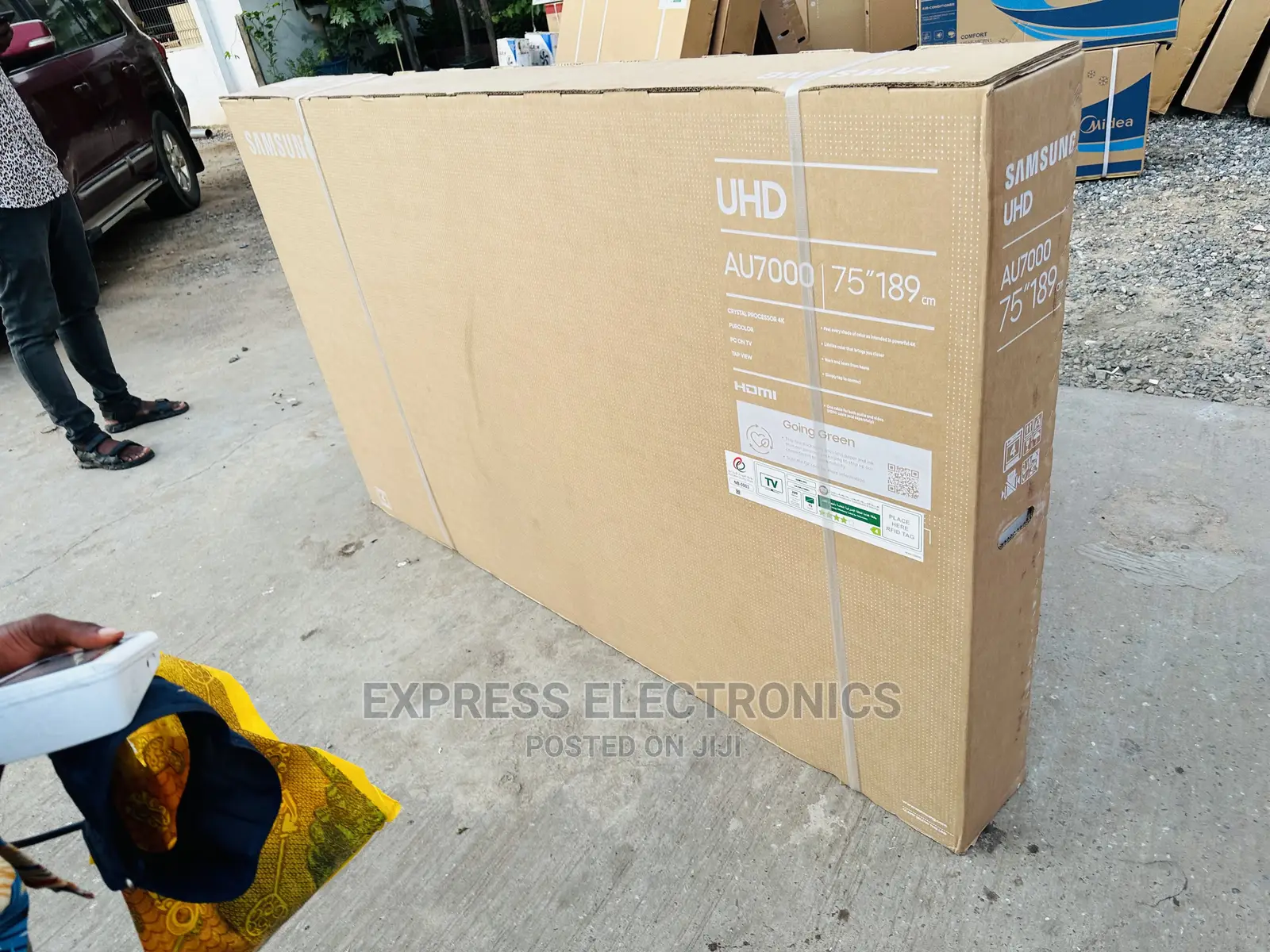 Call and Order for Samsung UHD Smart 75”Au7000 Tv
