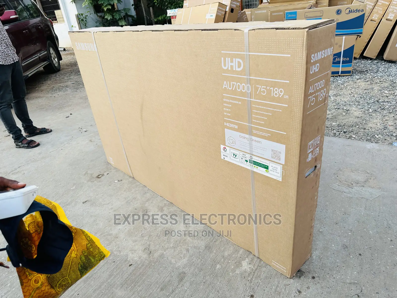 Call and Order for Samsung UHD Smart 75”Au7000 Tv