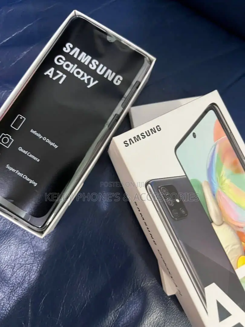 New Samsung Galaxy A71 5G 128 GB Black