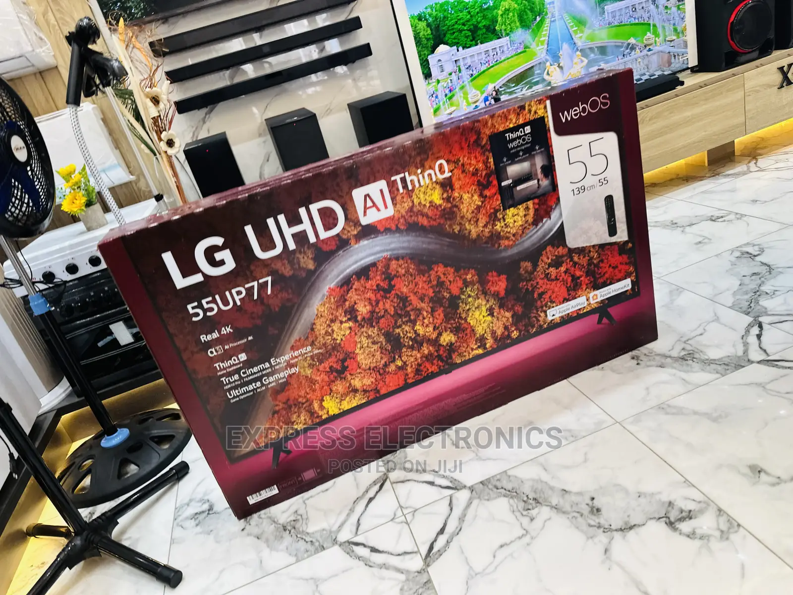100%Pure UHD Display LG UP77 55”