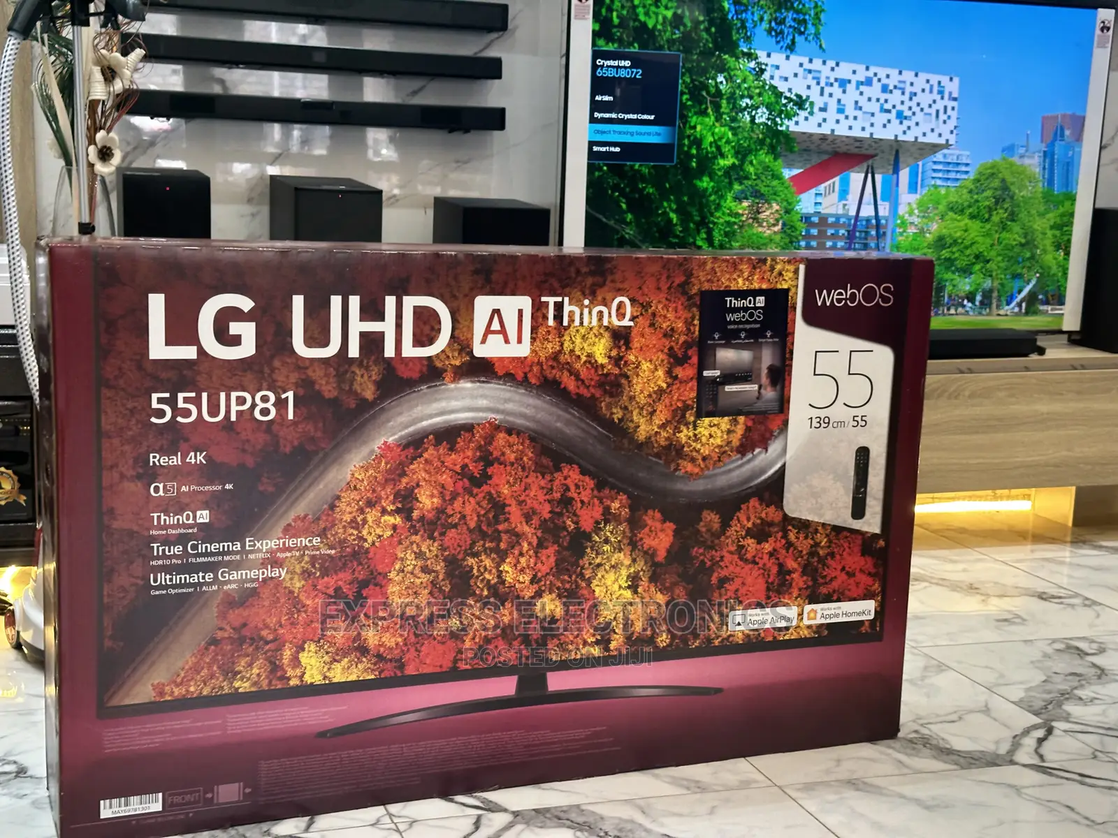 Quad Core Processor UHD Smart LG UP8150 55”Tv