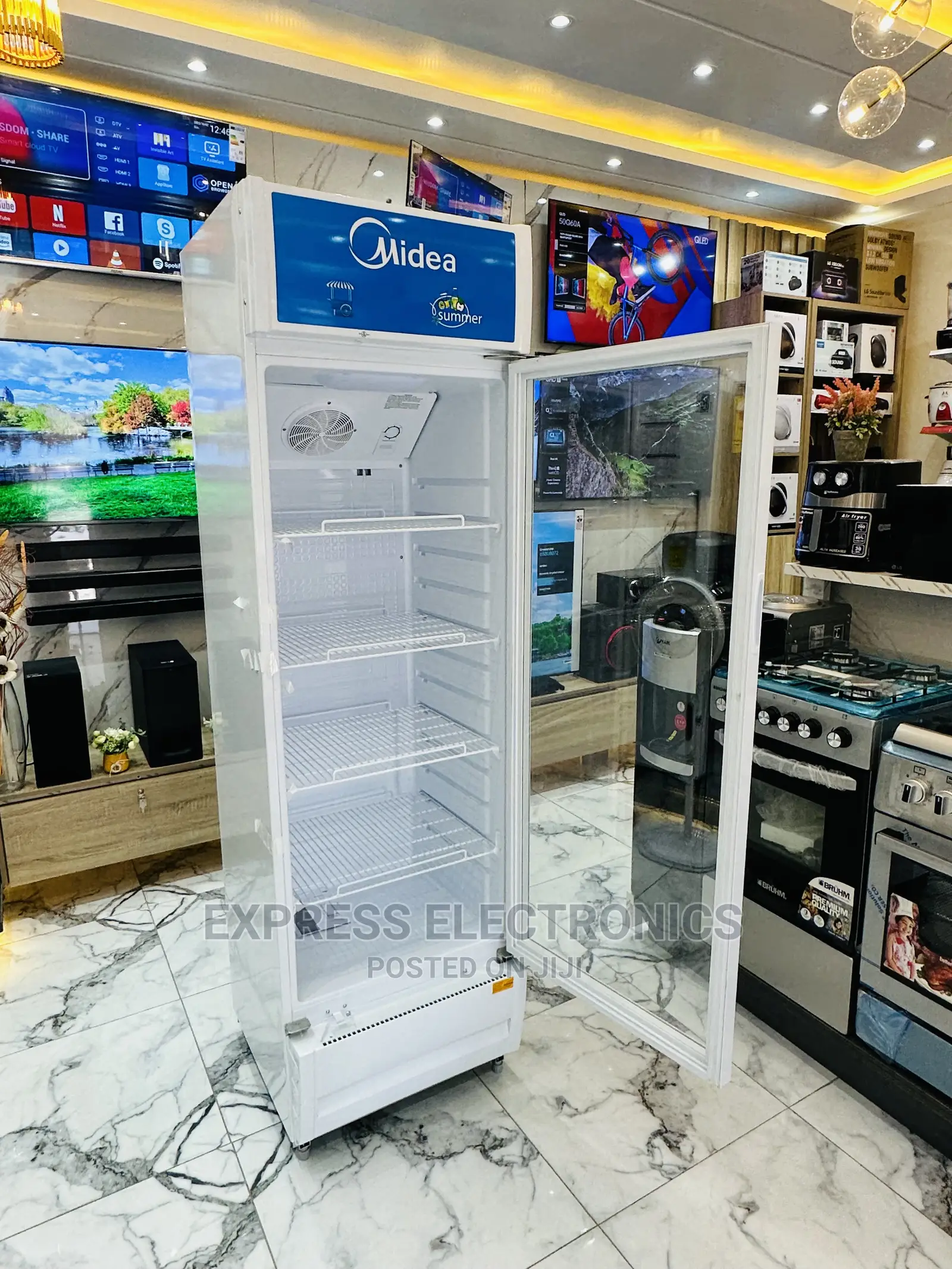 Midea 400ltr Single Door Display Fridge -Mdrz432fzg21p