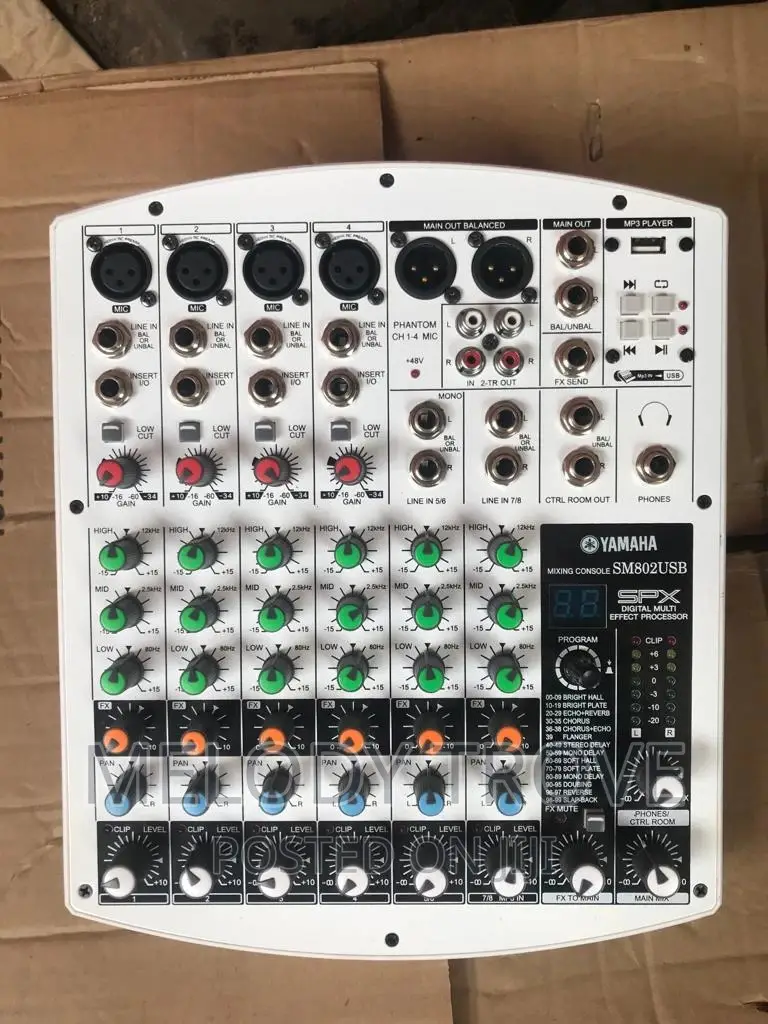 8channel Raw Mixer (Sm802usb)