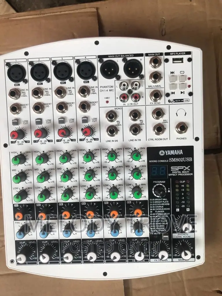 8channel Raw Mixer (Sm802usb)