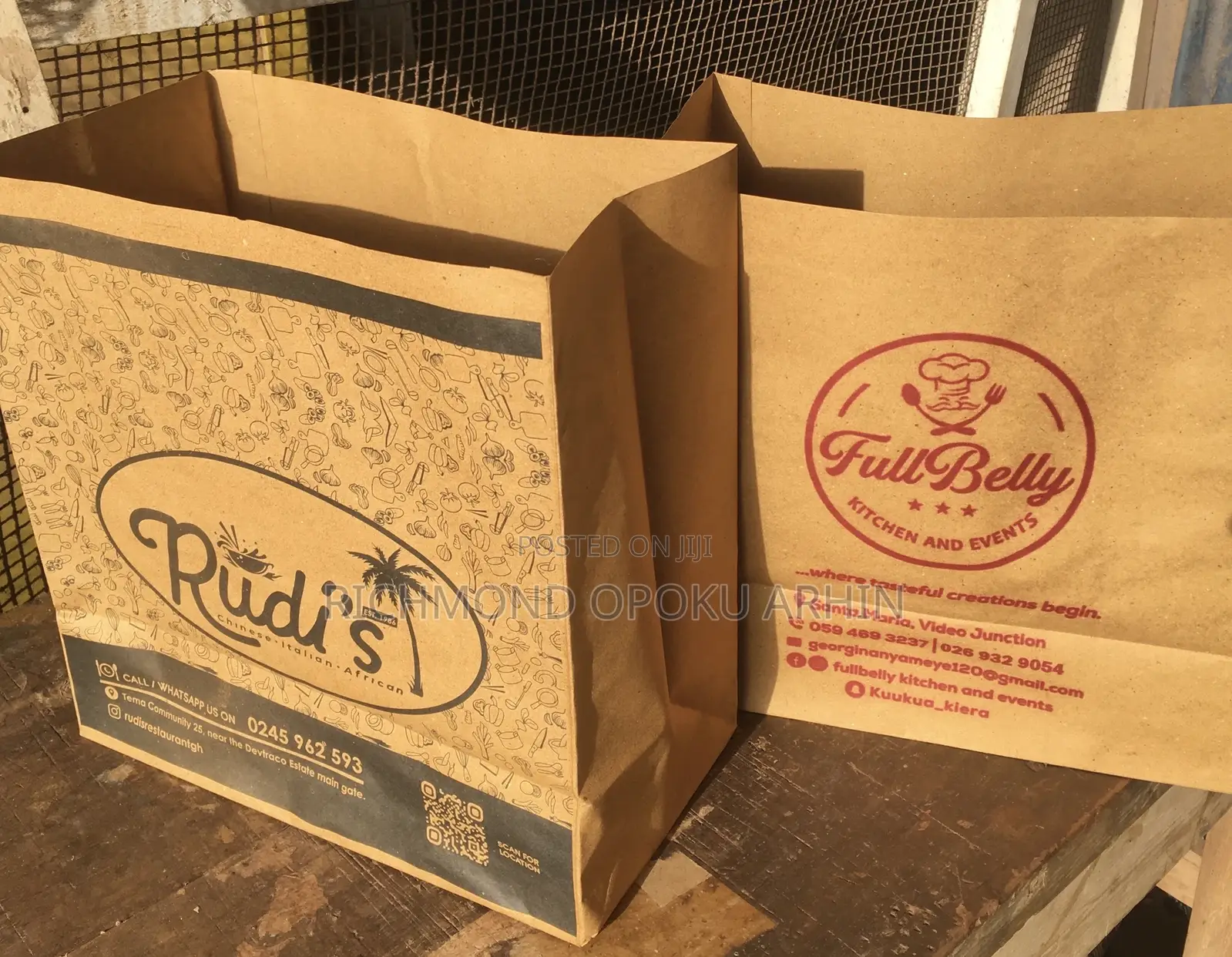 Branded Soft Kraft Bags