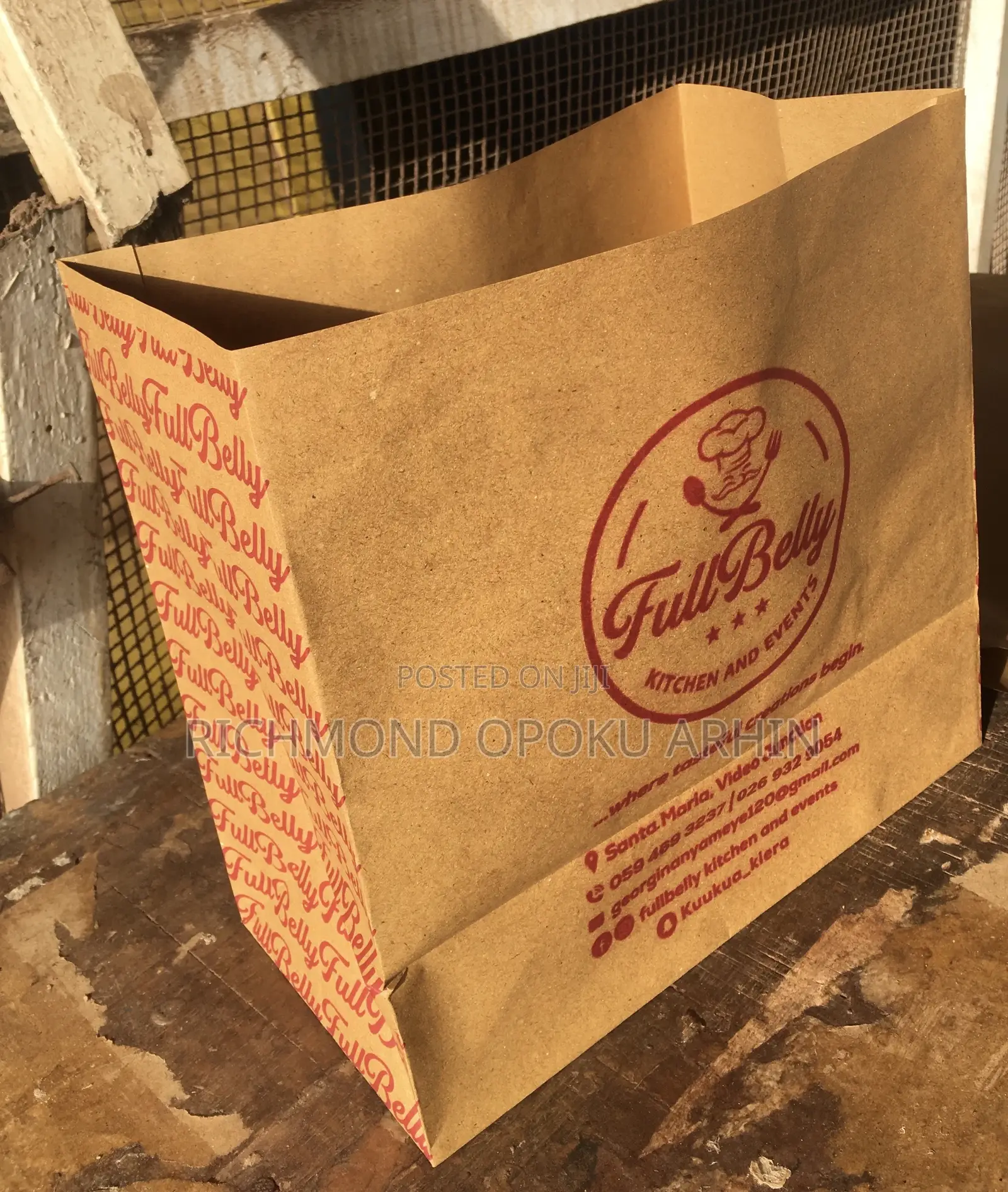 Branded Soft Kraft Bags