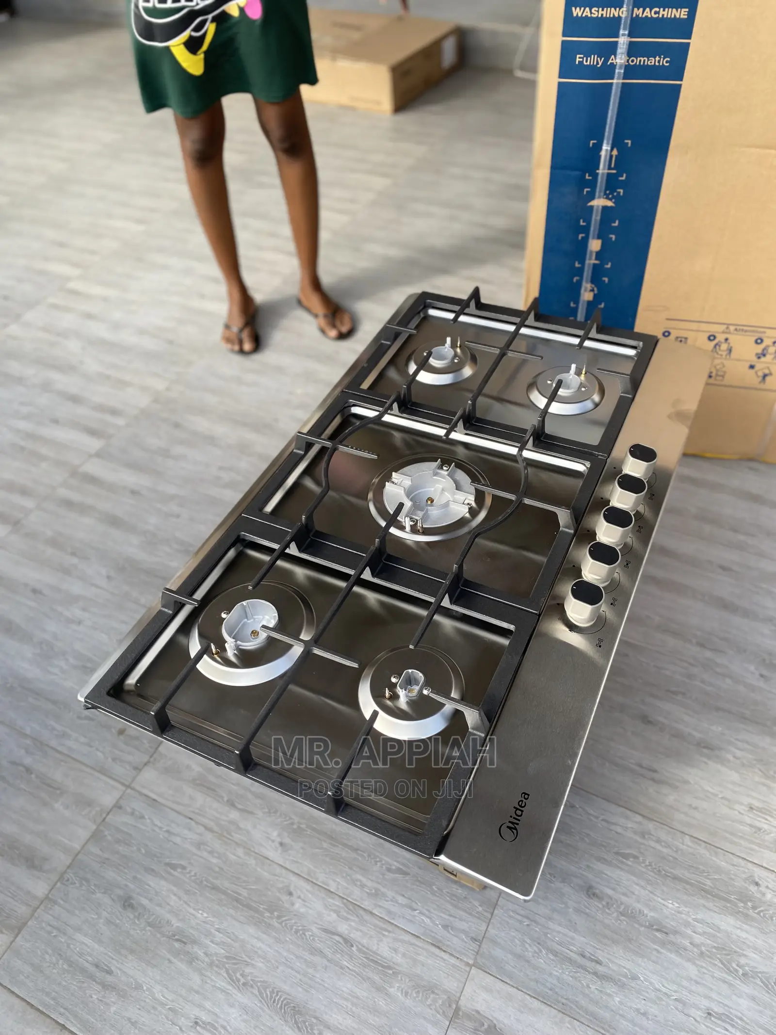 Unique Midea 90cm 5-burner Gas Cooker At Best Price,90G50ME💕