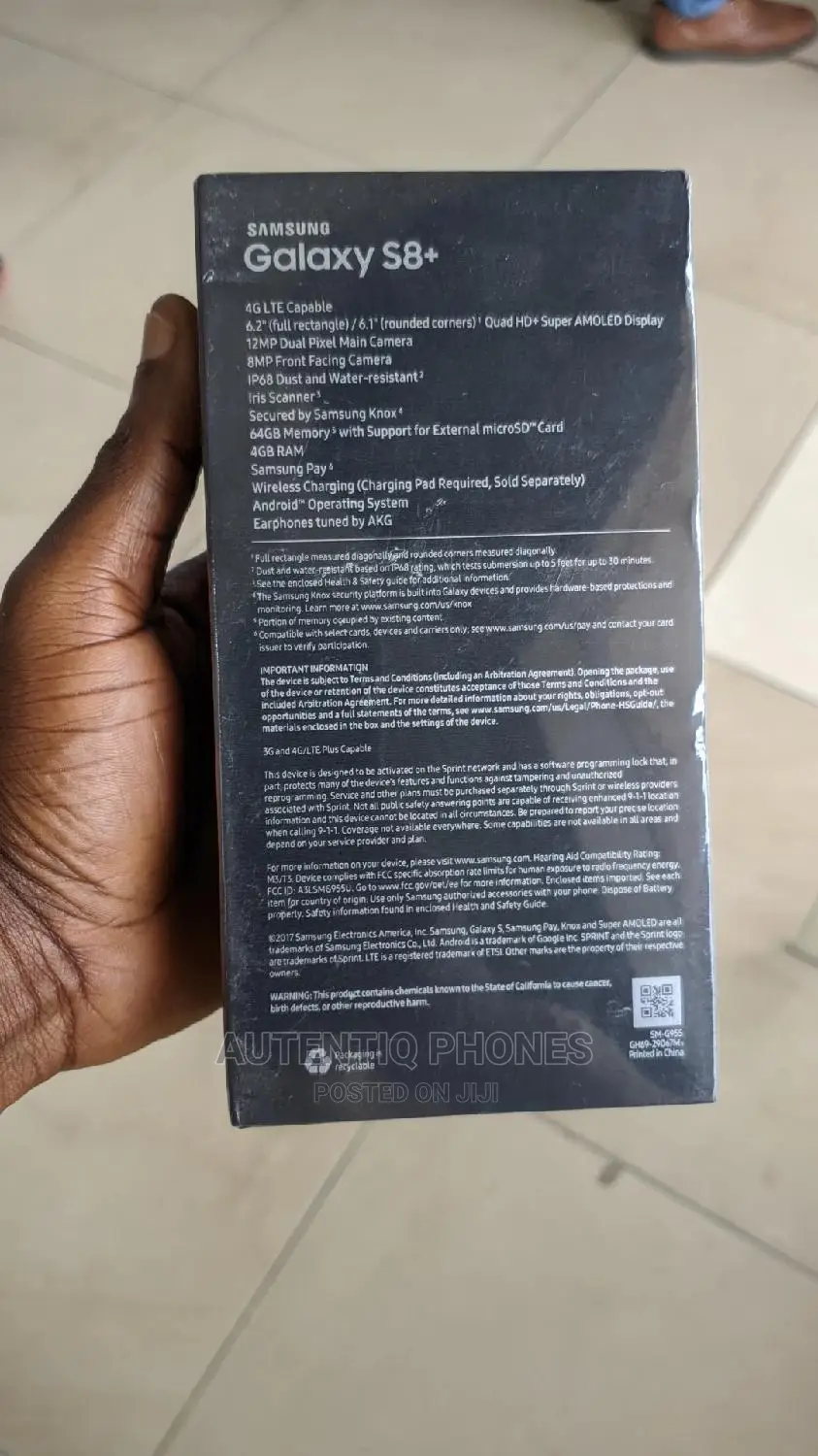 New Samsung Galaxy S8 Plus 64 GB Gray