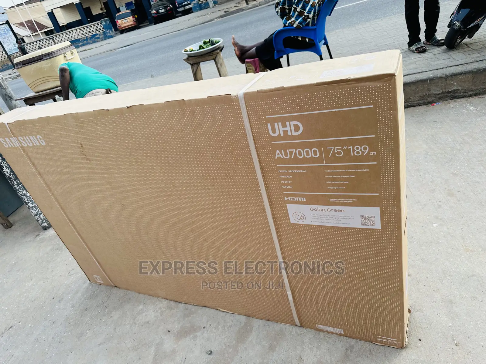 Webso Sleek UHD Screen Samsung 75”Au7000 Tv
