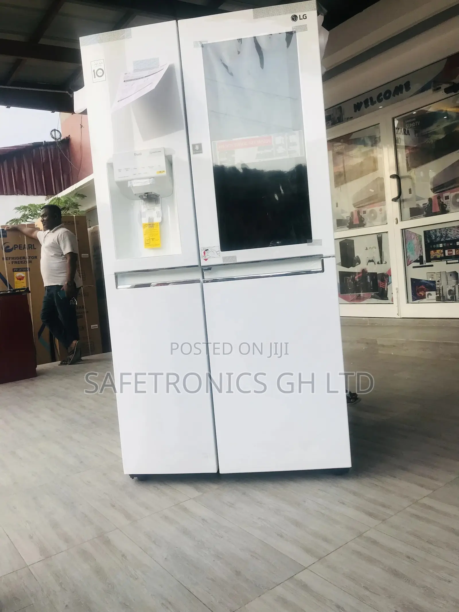 220 Volt Side by Side LG GC-J337CSAL Door in Door 874 Liter