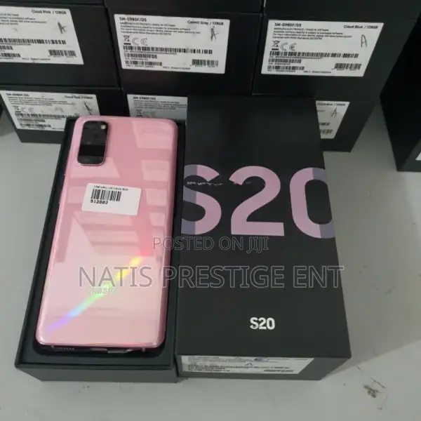 New Samsung Galaxy S20 128 GB Pink