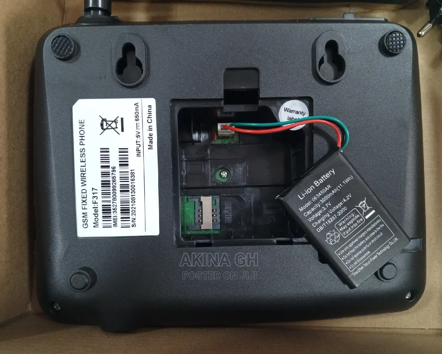 GSM Fixed Wireless Phone With Battery F317