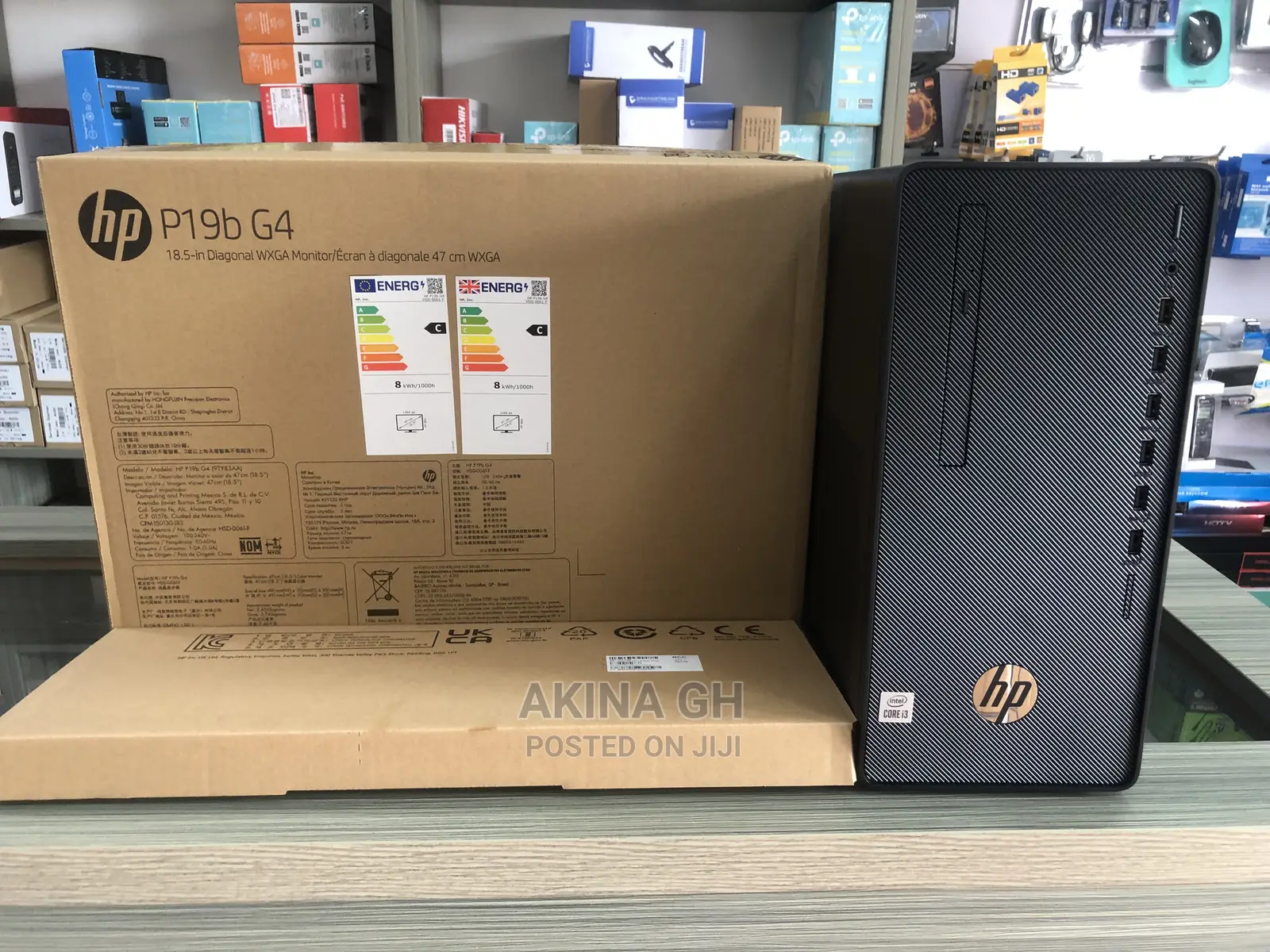New Desktop Computer HP 290 G4 All-in-One 4GB Intel Core I3 HDD 1T