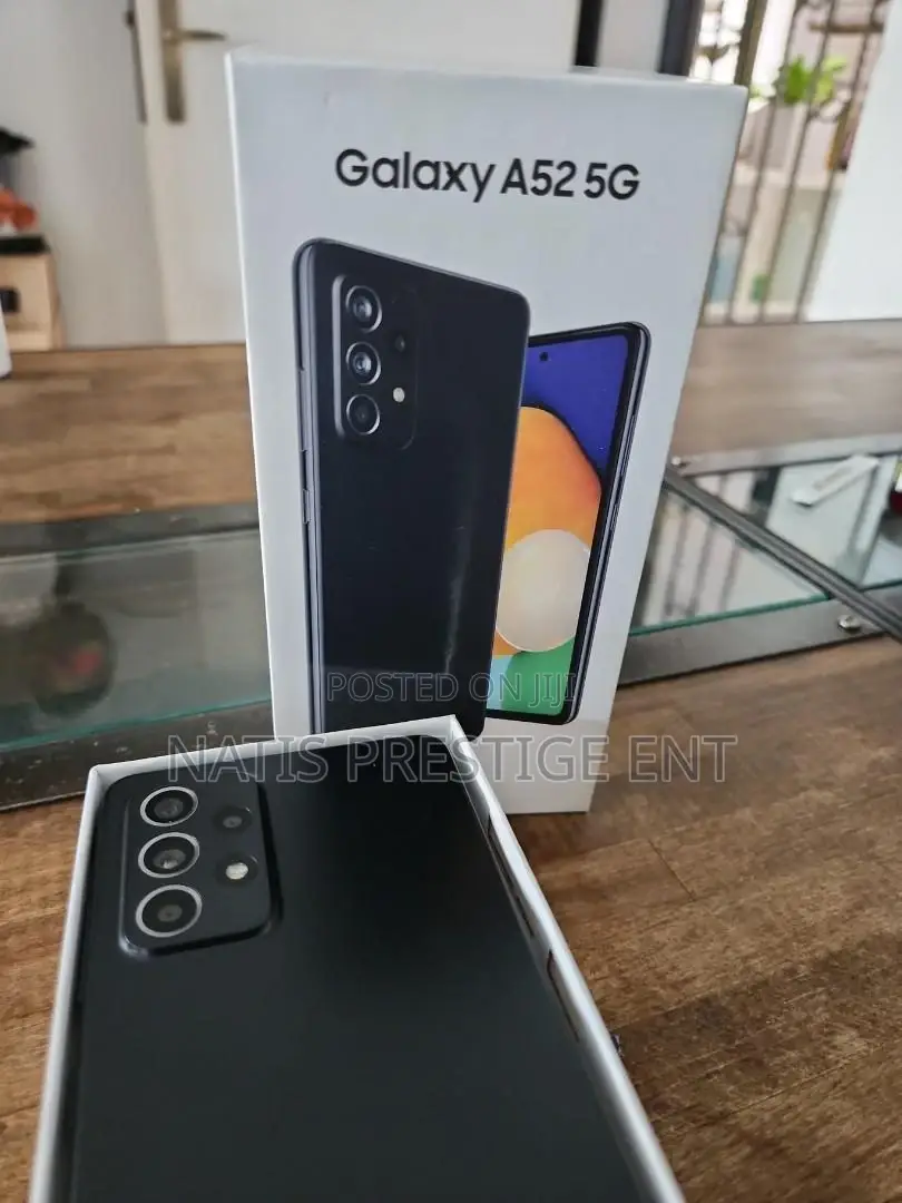 New Samsung Galaxy A52 5G 128 GB Black
