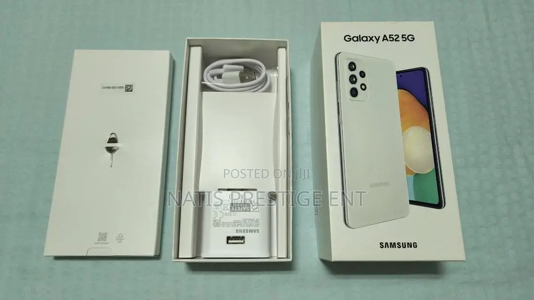 New Samsung Galaxy A52 5G 256 GB White