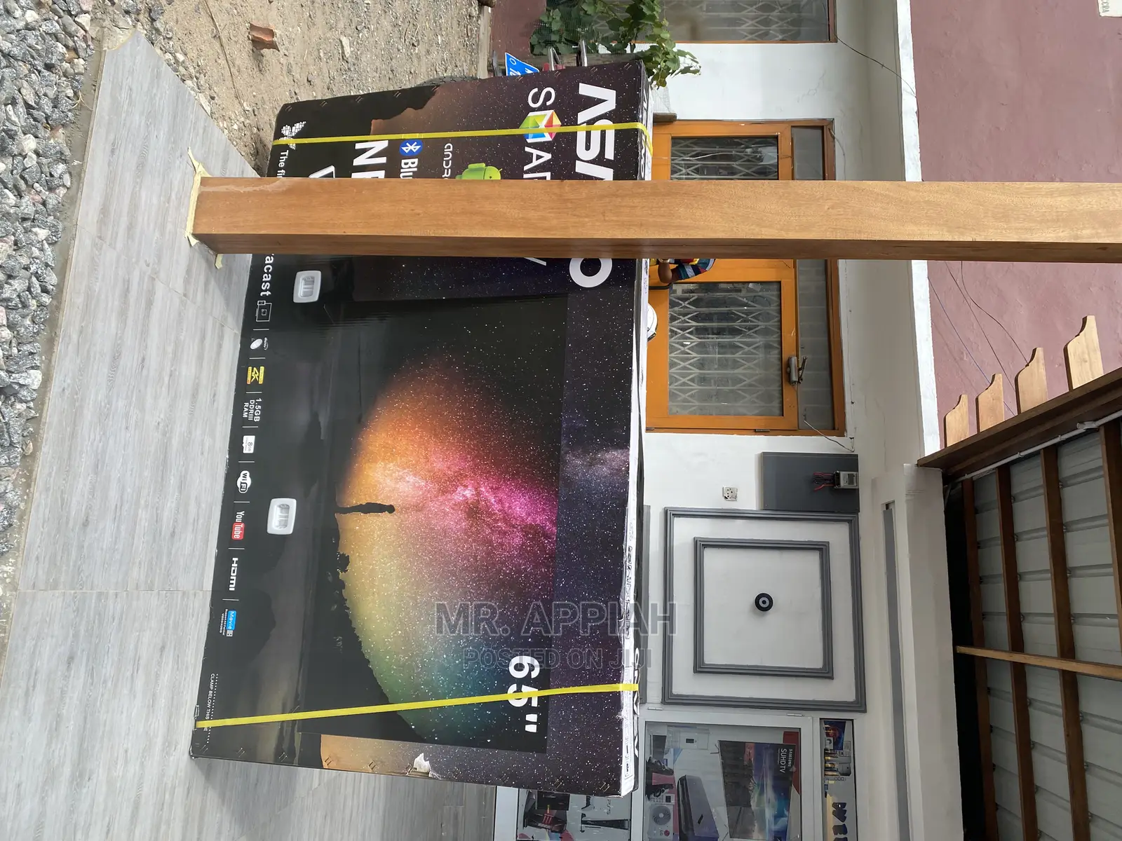 Durable and Affordable Asano 65”Smart Tv+ Bluetooth in Stock