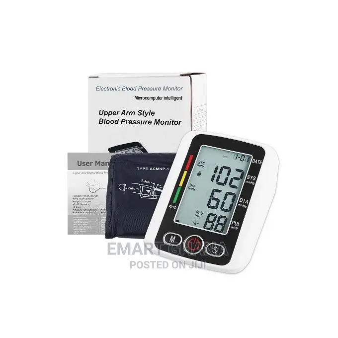 Blood Pressure Monitor Bp Pulse Health Monitor Wrist Arm Vas