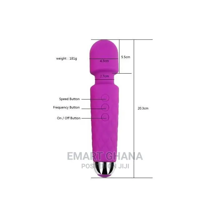 Adjustable Speed AV Magic Wand v-Ibrator Clitoris Stimulator