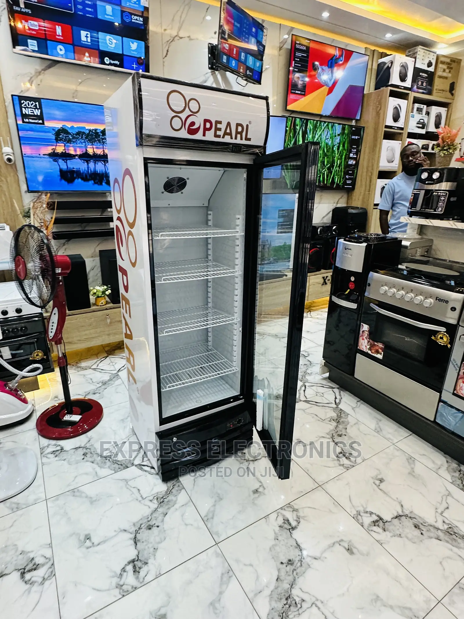 PVC-37 Display Fridge Pearl
