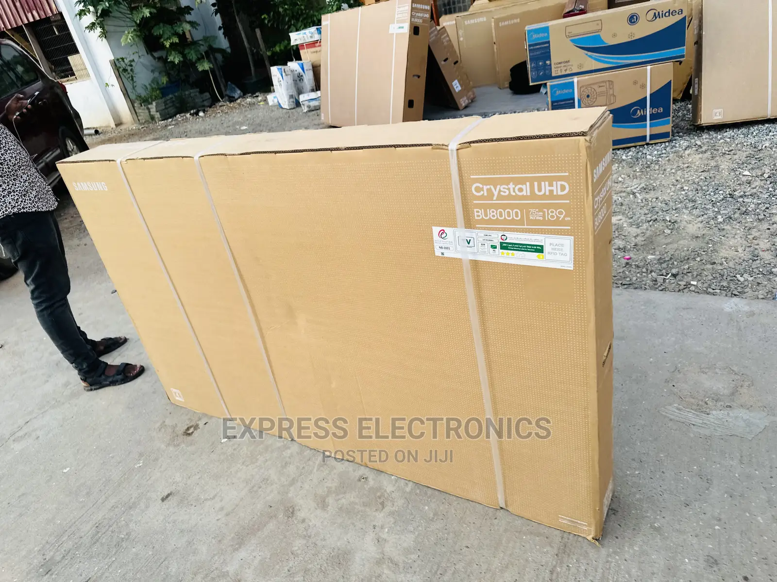 Samsung Dynamic Range Crystal UHD Smart 75”Bu8000