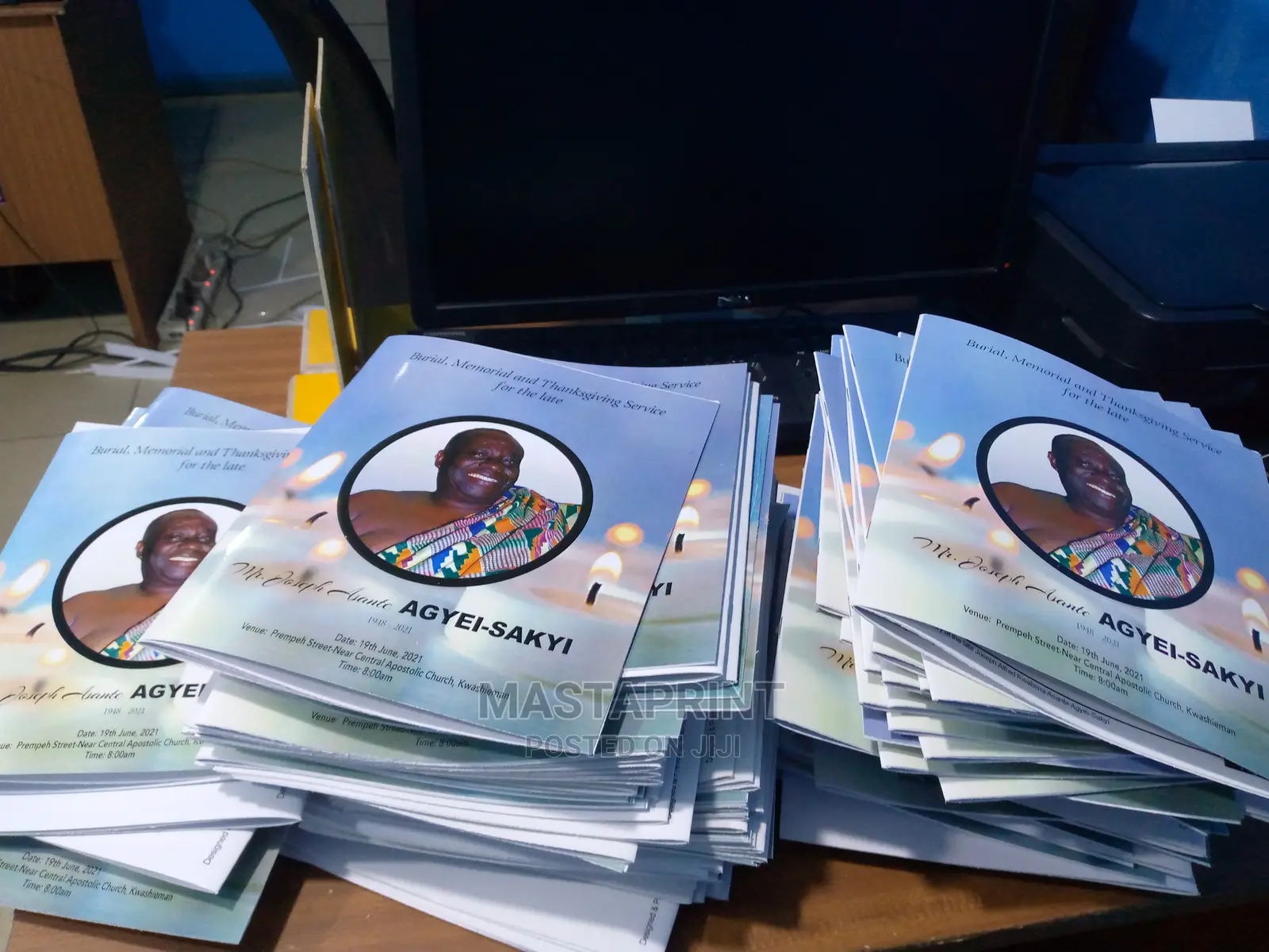 Funeral Brochure (A5 and A4 Size, Moq =100pcs)
