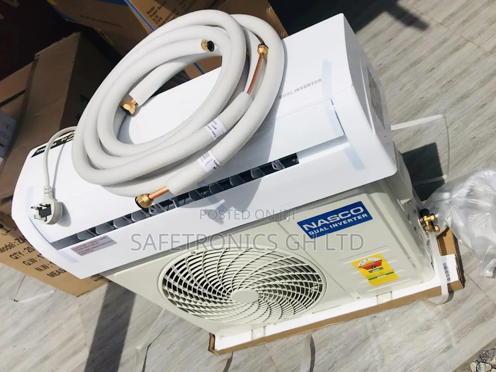 Dual Inverter 1.5hp Nasco Split Air Conditioner R410 