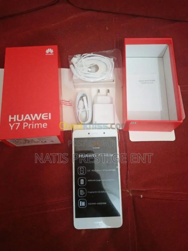 New Huawei Y7 Prime 2019 32 GB Silver