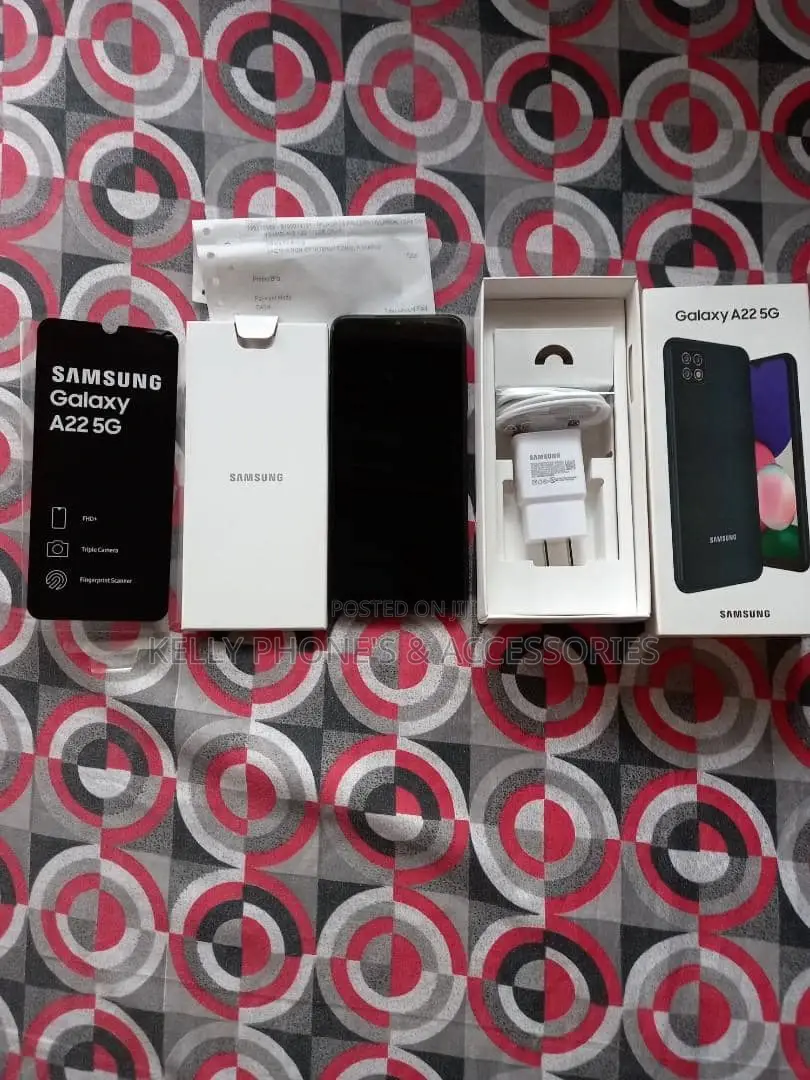New Samsung Galaxy A22 5G 128 GB Black