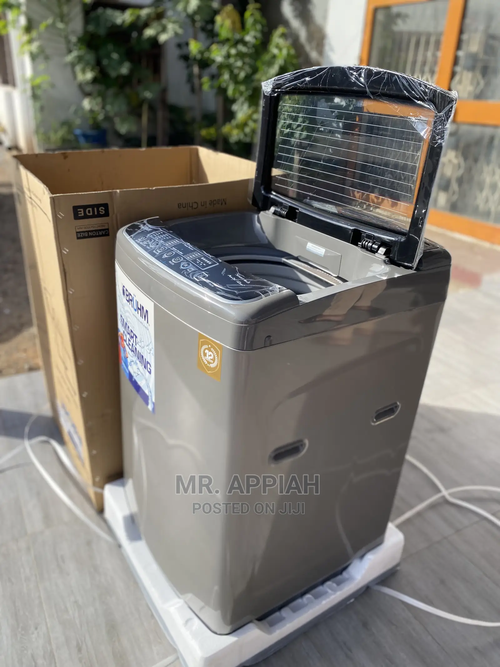 (BBWT-120SG)Long Lasting Bruhm 12.0kg Washing Machine
