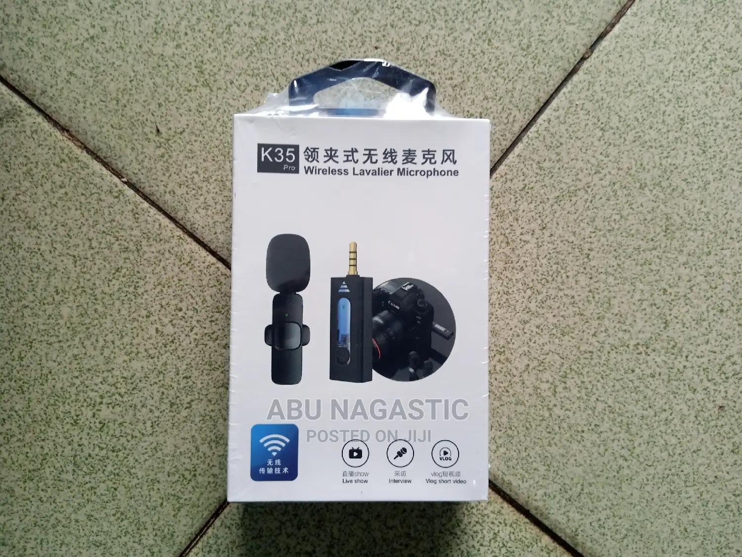  Wireless Lavalier Lapel Microphone