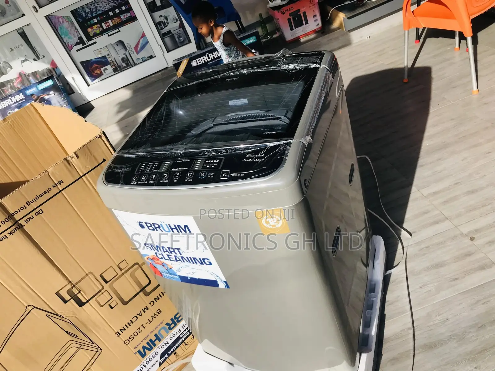 12kg Washingmachine BWT-120SG Bruhm Top Load 