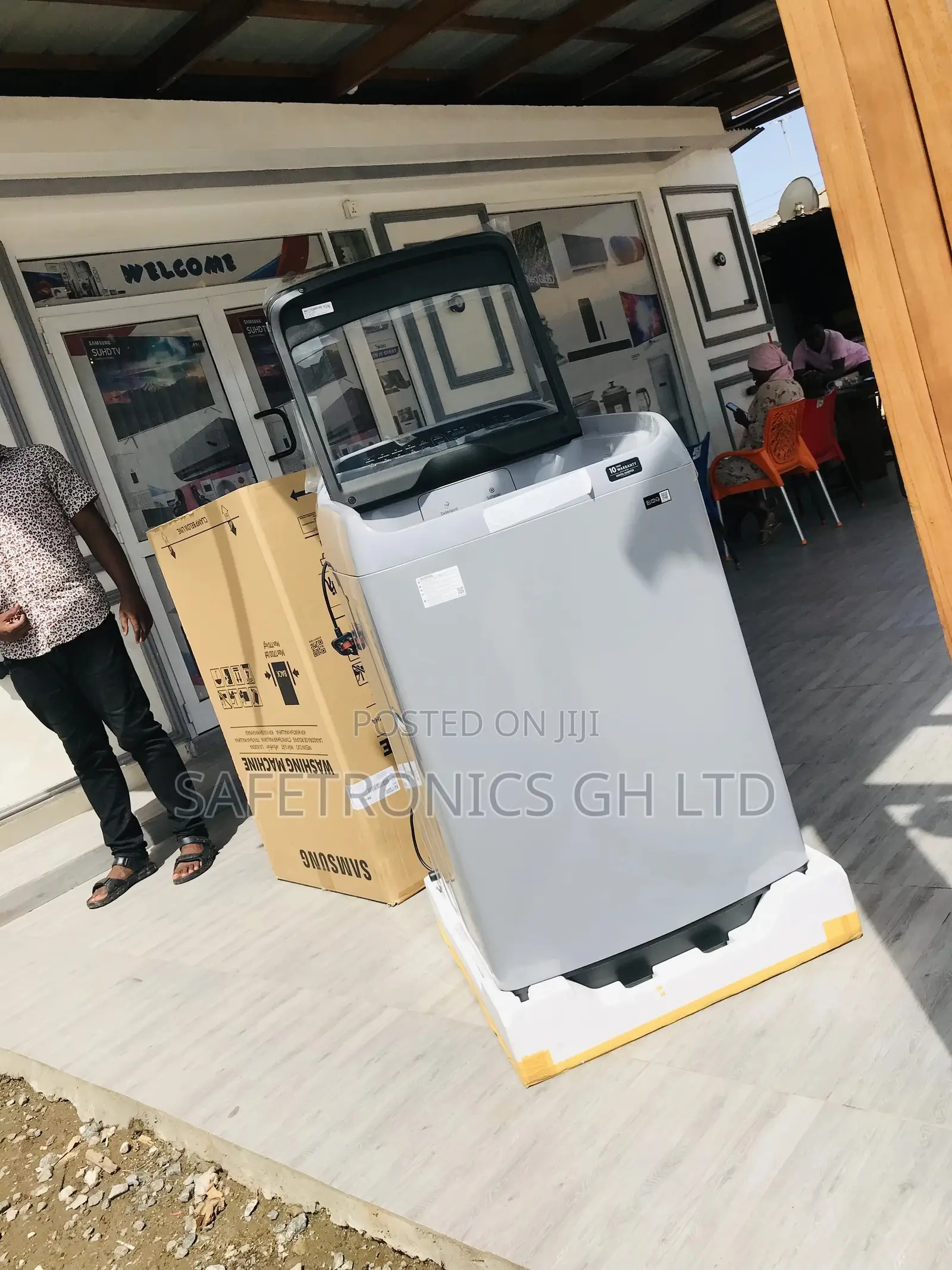 Top-Load 11kg Samsung Washingmachine WA11T5260BY 