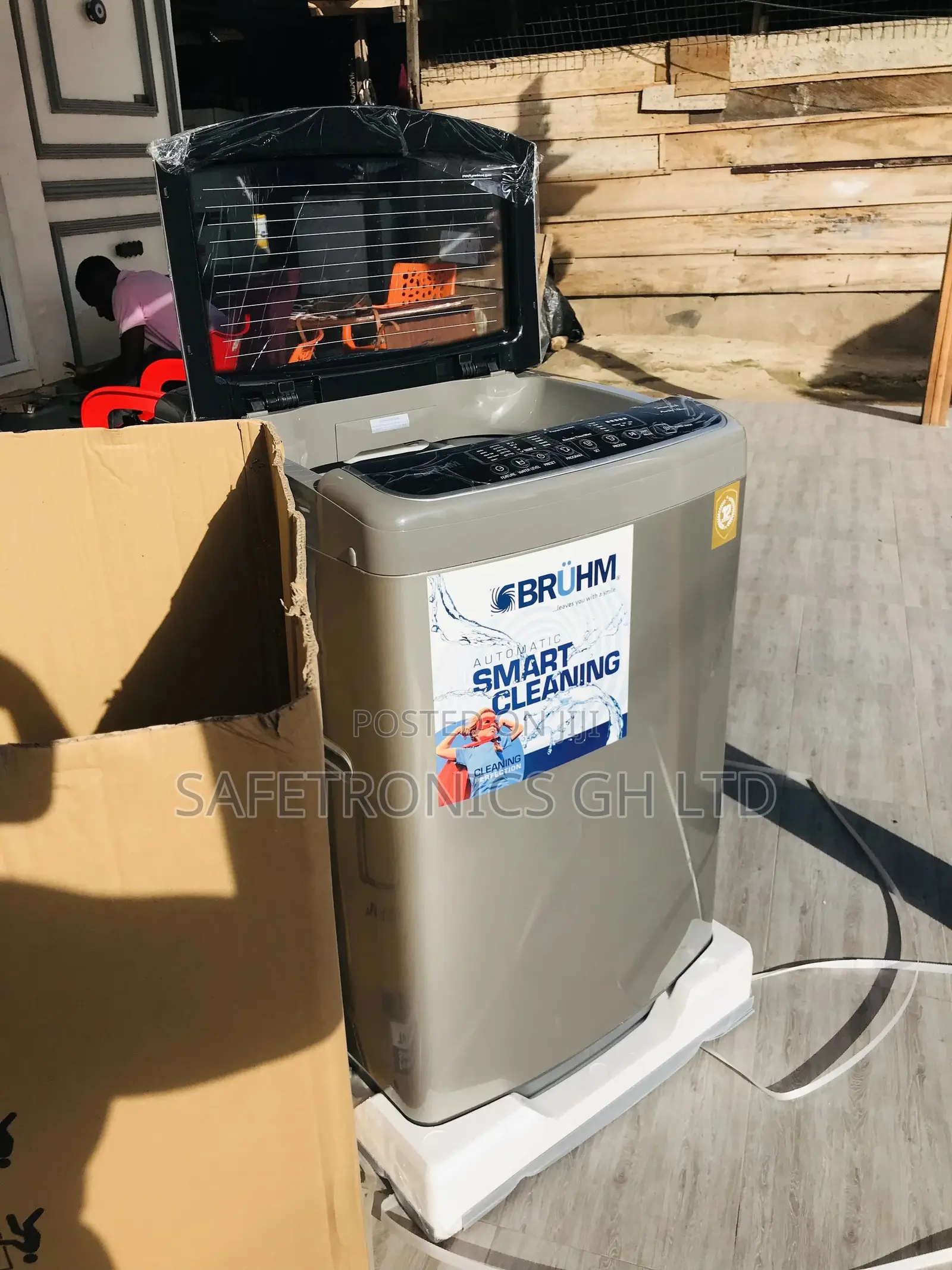 Bruhm Washingmachine BBWT-120SG Top Load 12kg 