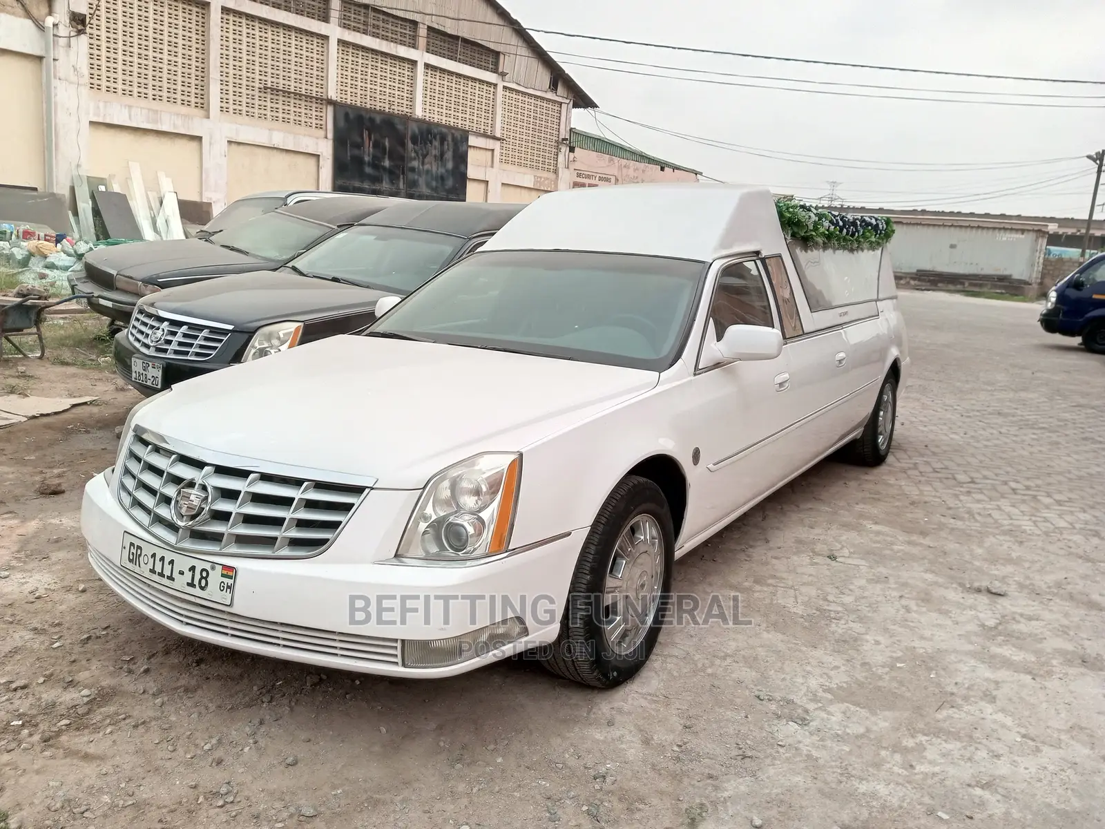 White Flower Hearse for Sale