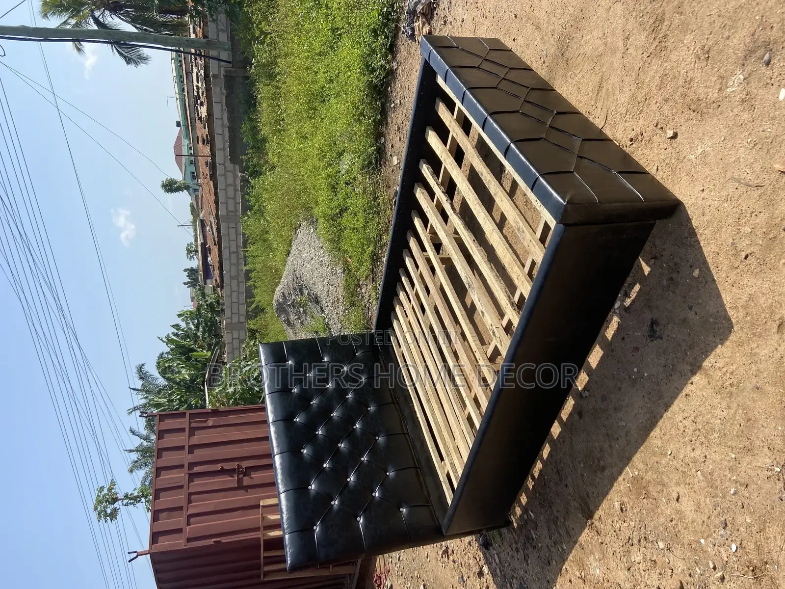 Black Double Bedframe With Free Delivery