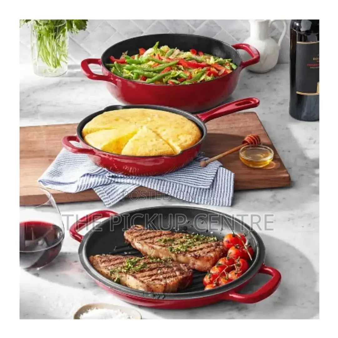 Member's Mark 2-Piece Enamel Cast Iron Skillet Set