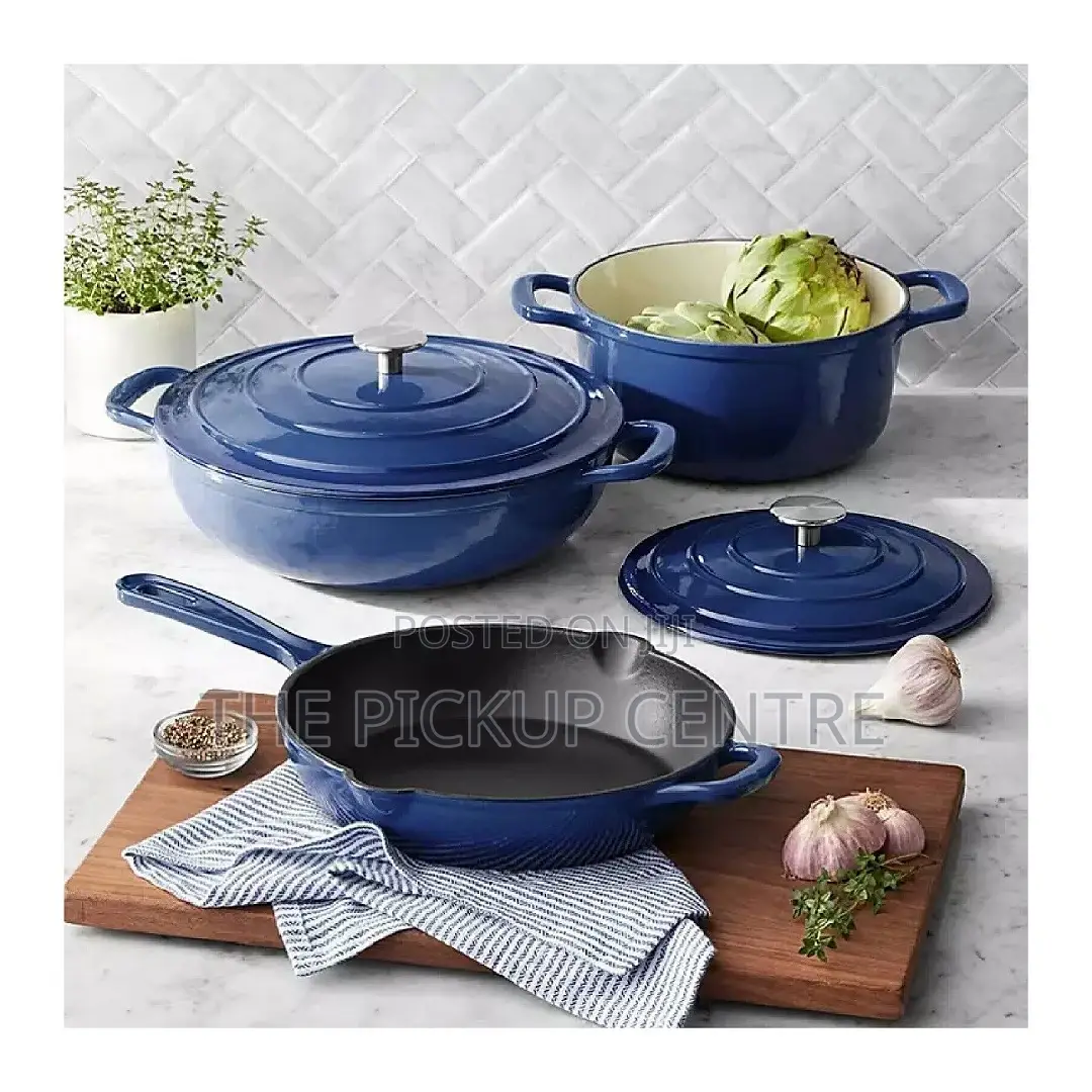Member's Mark 2-Piece Enamel Cast Iron Skillet Set