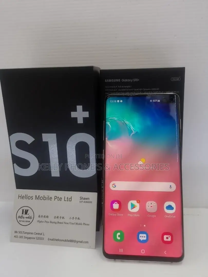 New Samsung Galaxy S10 Plus 128 GB Black