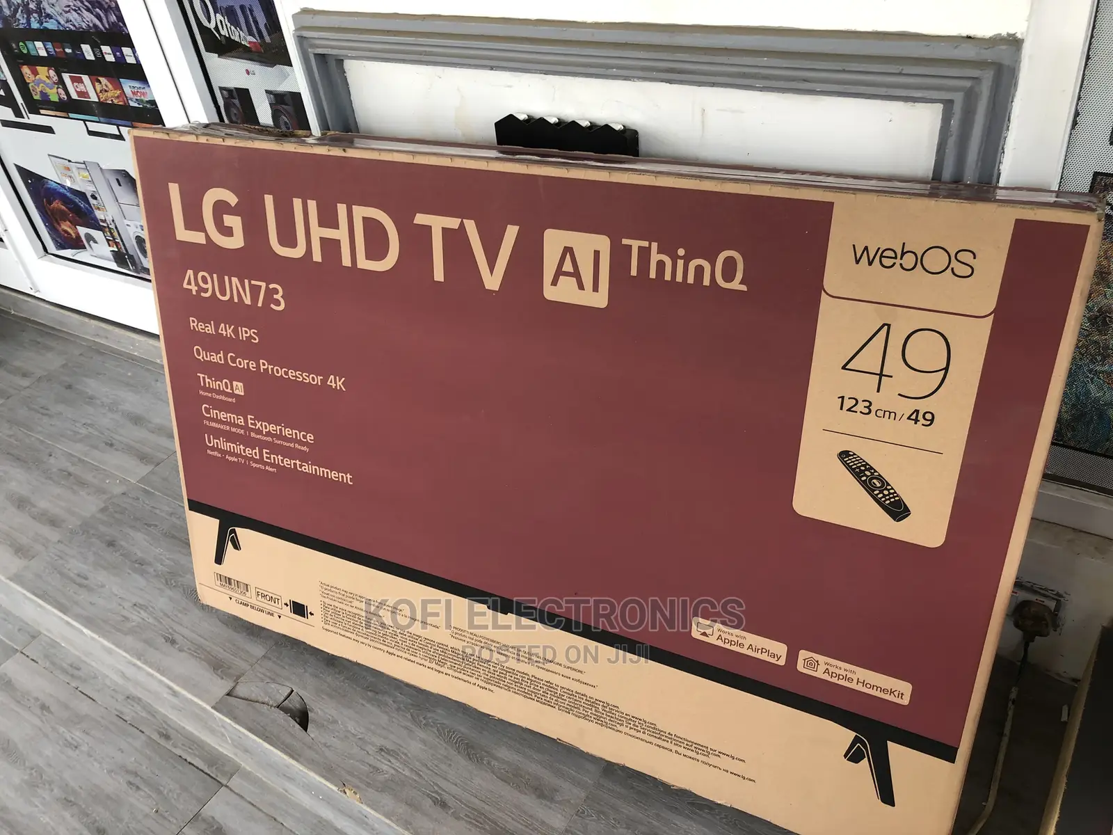 IPS LG 49UN7340 - Ultra HD TV - 49" Black + Magic Remote