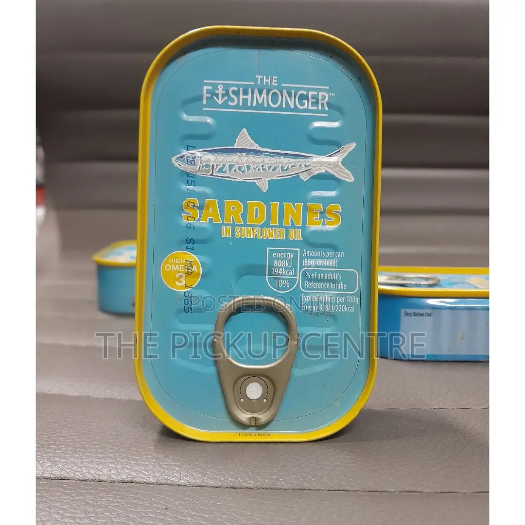 The Fishmonger Sardines in Sunflower Oil 125g (90g Drained)