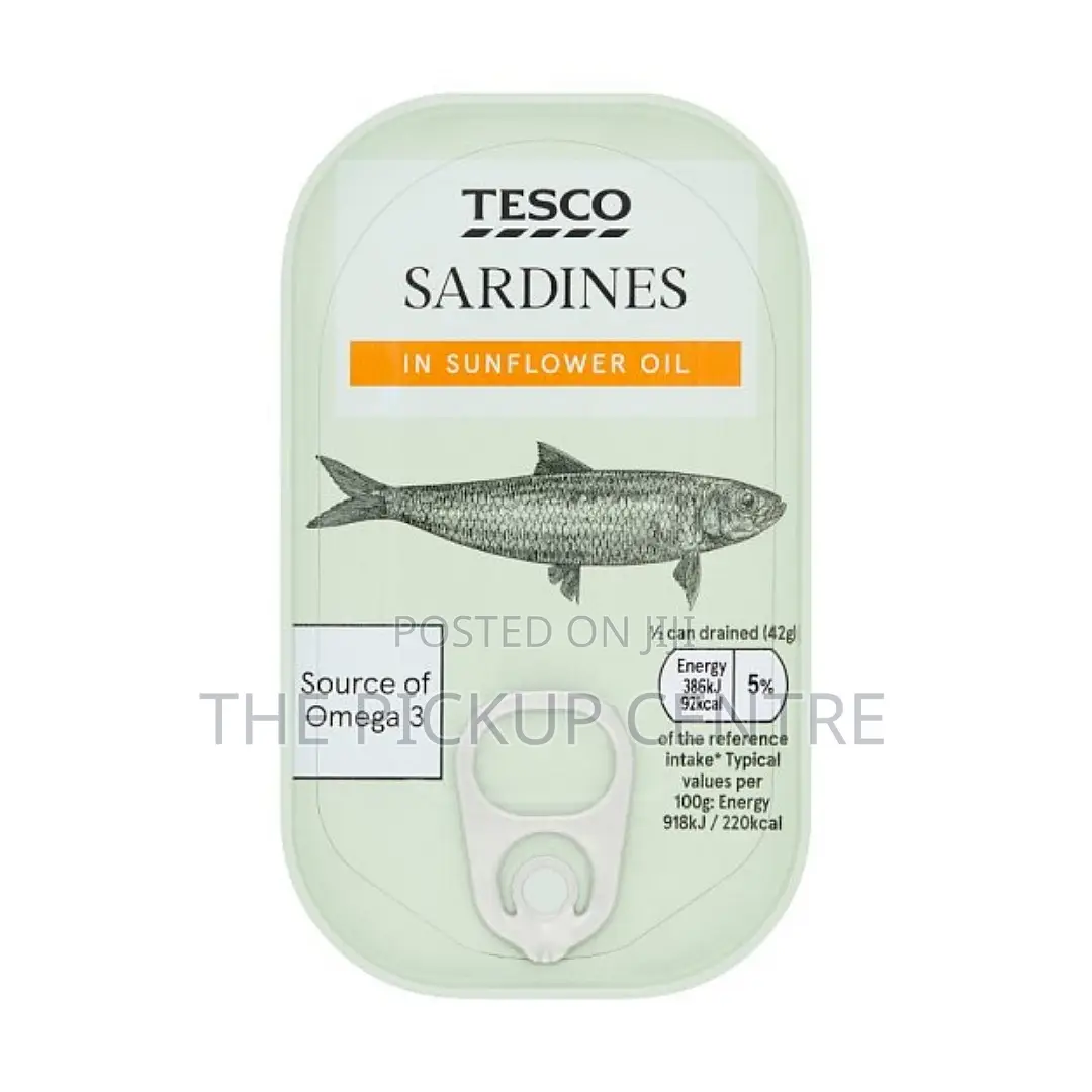 Tesco Sardines in Sunflower Oil 120g
