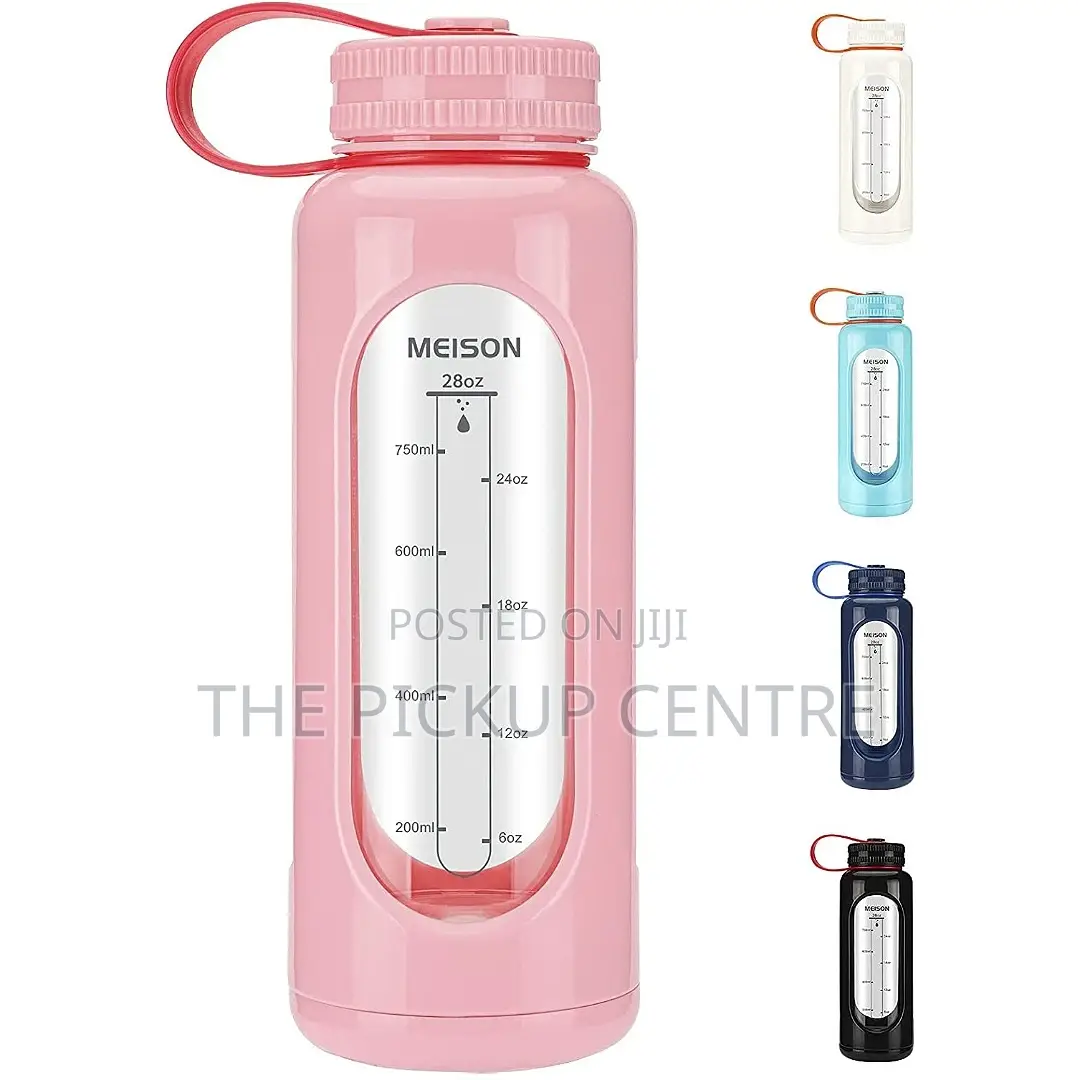 Meison Glass Water Bottle