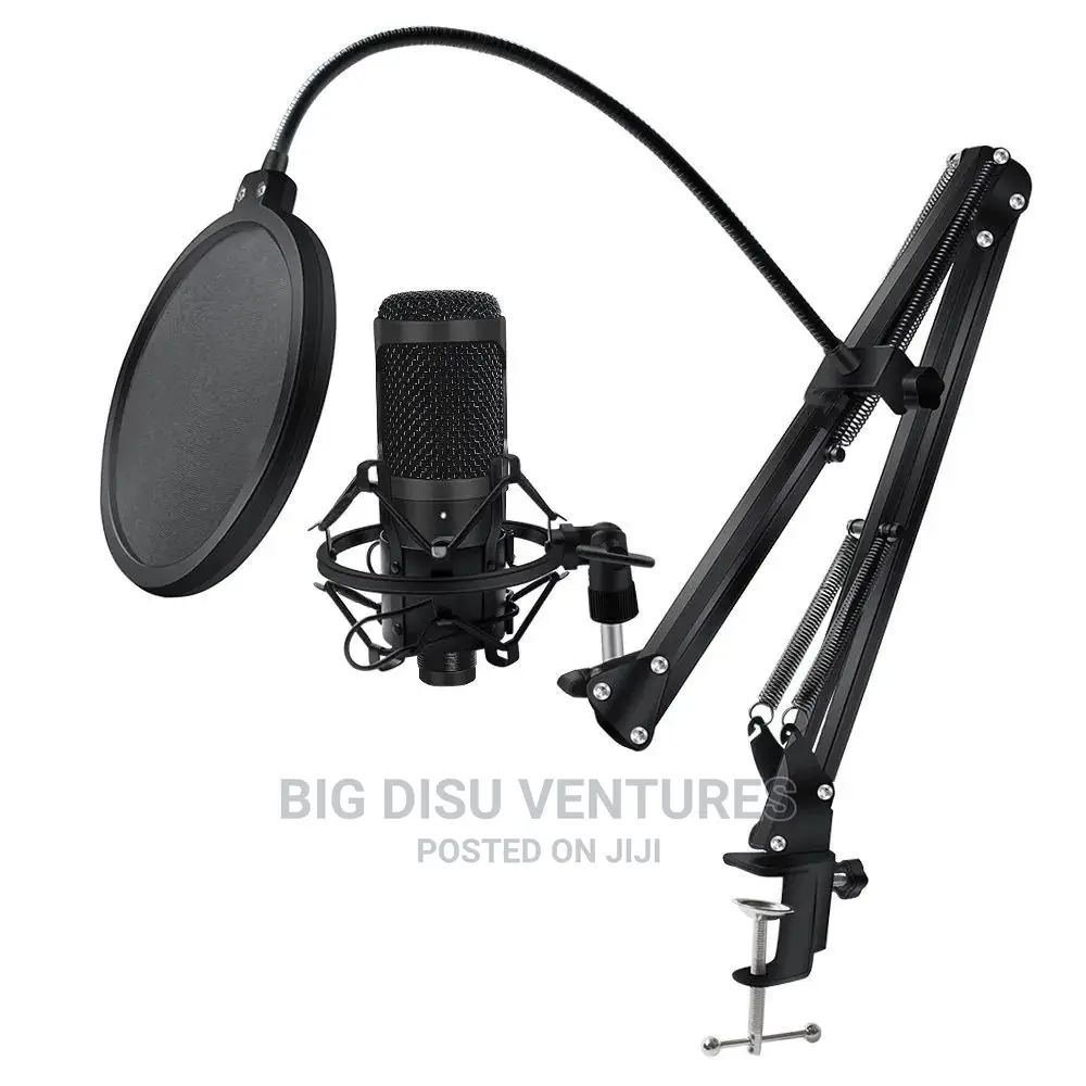 Studio Microphone With V8 Soundcard (BM800)